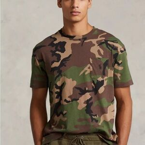 Ralph Lauren Polo Green Camouflage Tee